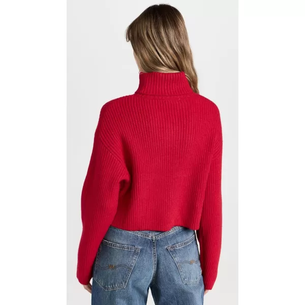 Line  Dot Womens Scarlet SweaterScarlet