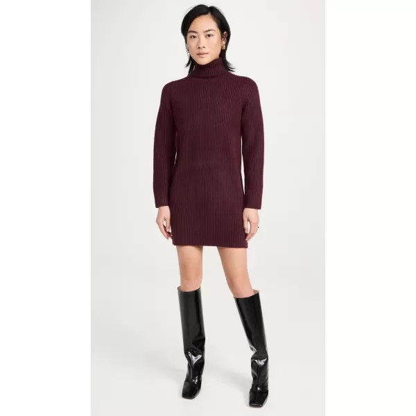 Line amp Dot Womens Barton Mini Sweater DressCabernet