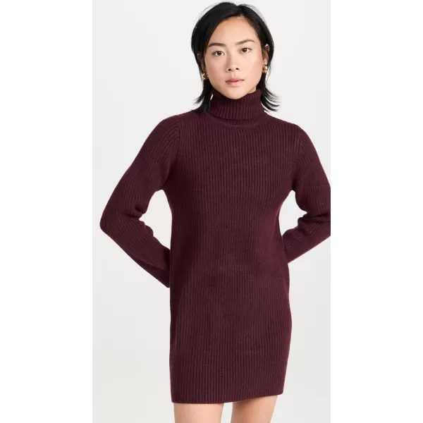 Line amp Dot Womens Barton Mini Sweater DressCabernet