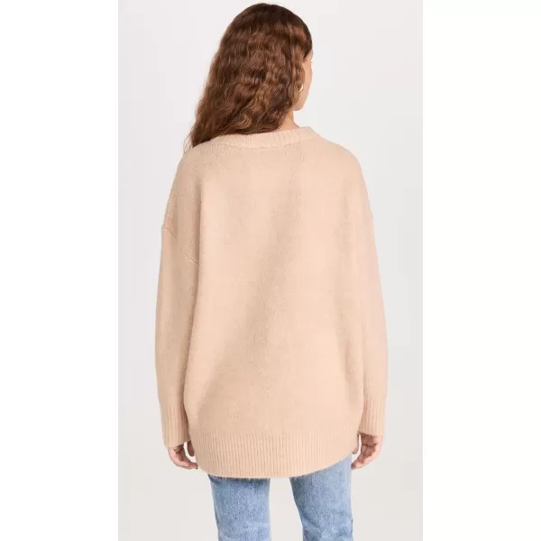 Line amp Dot Womens Cozy SweaterTan