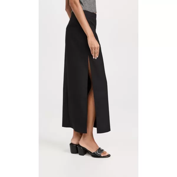 Lioness Womens Minimalist Maxi SkirtOnyx