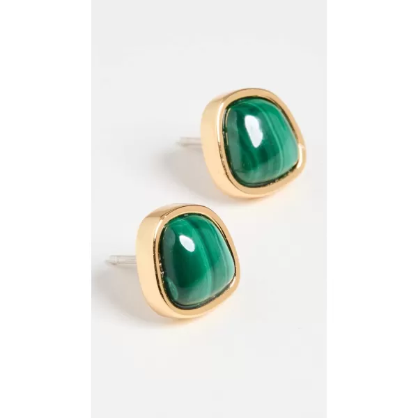 Lizzie Fortunato Womens Bay Studs in MalachiteGreen