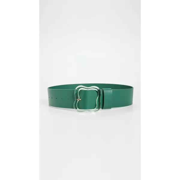 Lizzie Fortunato Womens Florence Belt In Dark EmeraldGreen