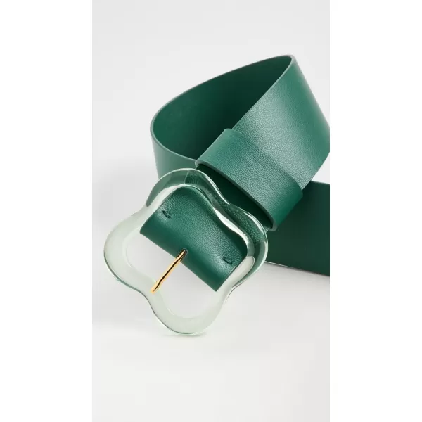 Lizzie Fortunato Womens Florence Belt In Dark EmeraldGreen