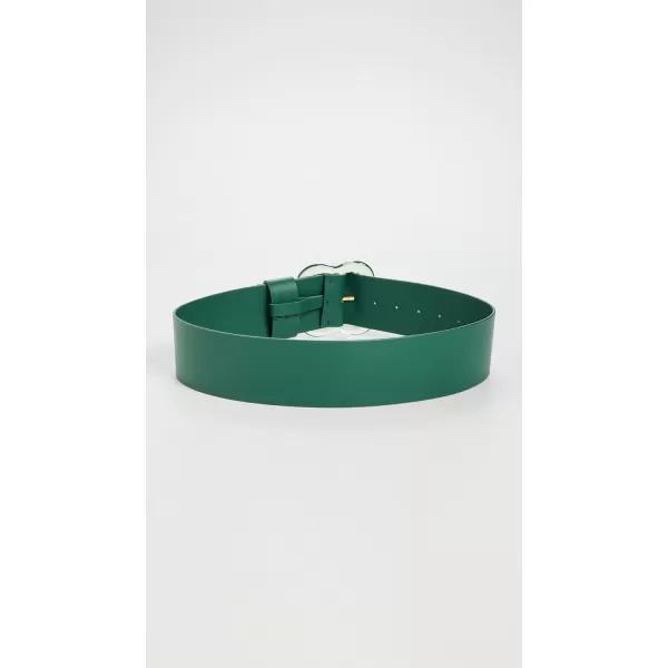 Lizzie Fortunato Womens Florence Belt In Dark EmeraldGreen