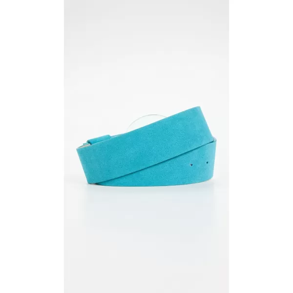 Lizzie Fortunato Womens Louise Belt In Teal SuedeTeal