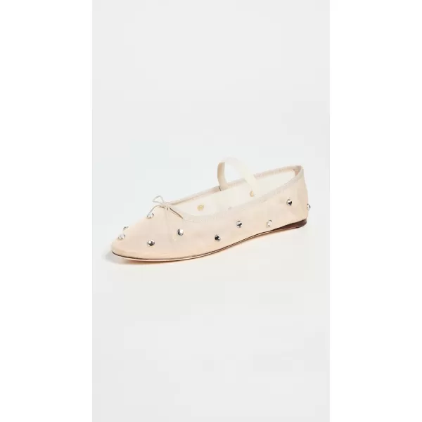 Loeffler Randall Leonie Soft Ballet FlatCreamCrystal