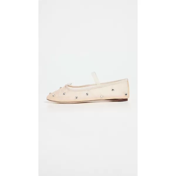 Loeffler Randall Leonie Soft Ballet FlatCreamCrystal