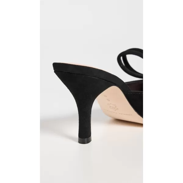 Loeffler Randall Womens Amyra Bow Heeled MulesBlack