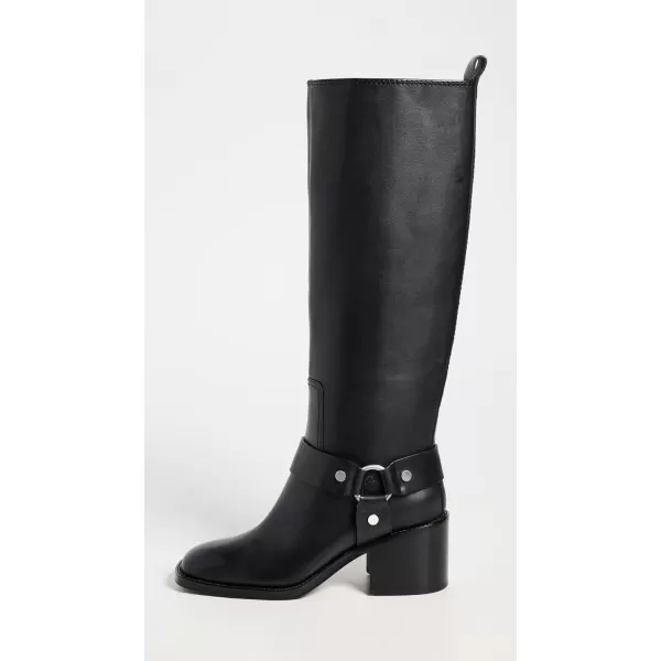 Loeffler Randall Womens Audrey Engineer Tall BootsBlack