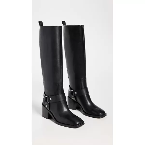 Loeffler Randall Womens Audrey Engineer Tall BootsBlack