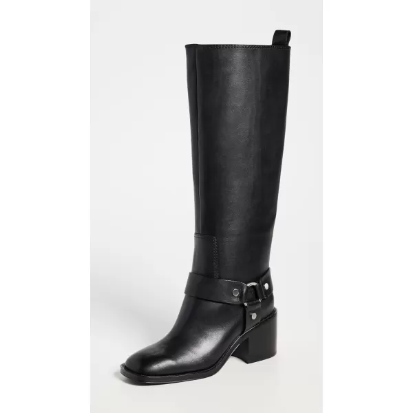 Loeffler Randall Womens Audrey Engineer Tall BootsBlack