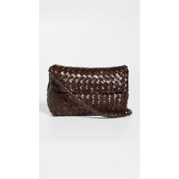 Loeffler Randall Womens Billie Flap Shoulder BagChocolate