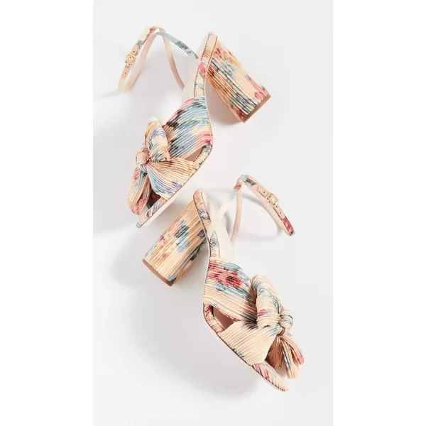 Loeffler Randall Womens Camelliaplfa Heeled SandalButter Multi Floral