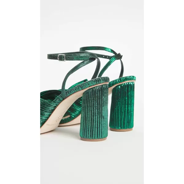 Loeffler Randall Womens Camelliaplfa Heeled SandalEmerald