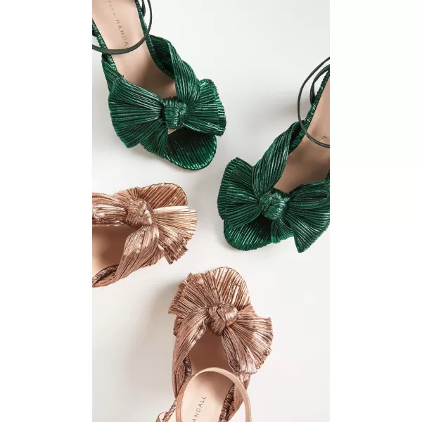 Loeffler Randall Womens Camelliaplfa Heeled SandalEmerald