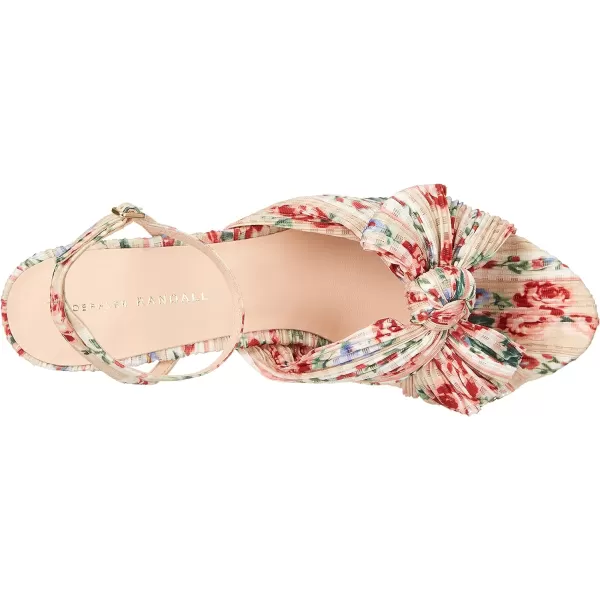 Loeffler Randall Womens Camelliaplfa Heeled SandalPink Painterly Floral