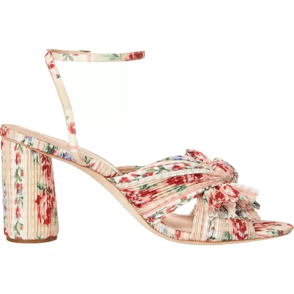 Loeffler Randall Womens Camelliaplfa Heeled SandalPink Painterly Floral