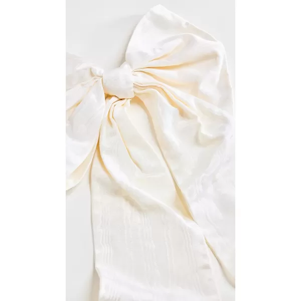 Loeffler Randall Womens Cherie Oversized Hair Bow Cream Off White One SizeCream