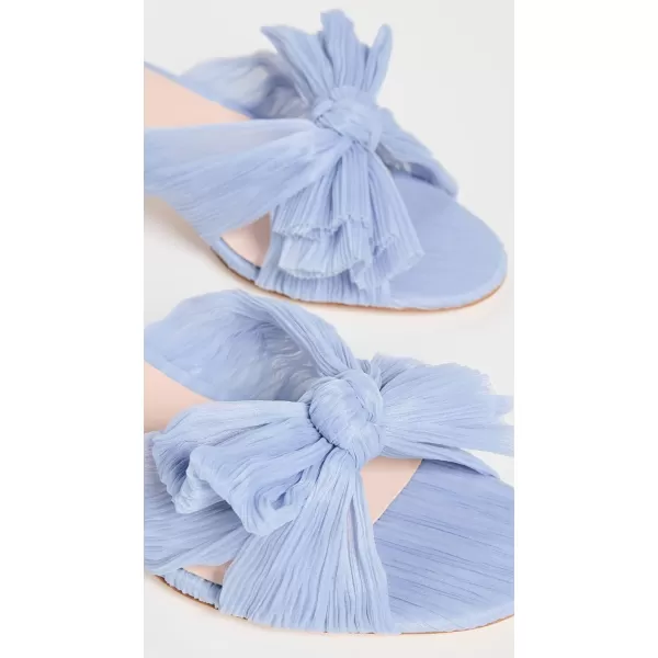 Loeffler Randall Womens Dahlia Pleated Bow HeelsBlue