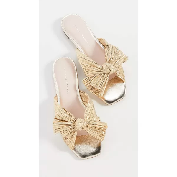 Loeffler Randall Womens Daphne Flat SandalGold