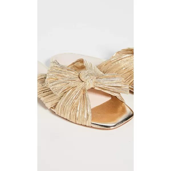 Loeffler Randall Womens Daphne Flat SandalGold