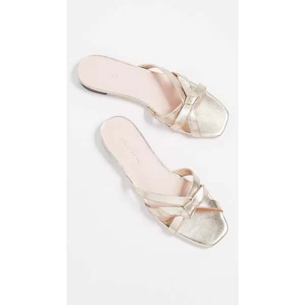 Loeffler Randall Womens EvelineMGT Flat SandalChampagne