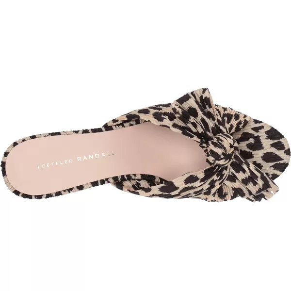 Loeffler Randall Womens EvelineMGT Flat SandalLeopard