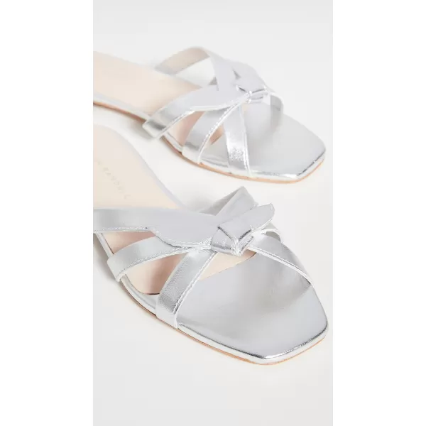 Loeffler Randall Womens EvelineMGT Flat SandalSilver