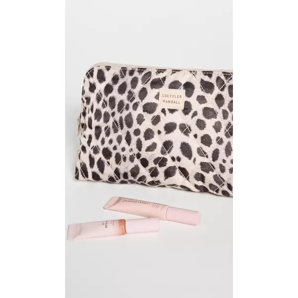 Loeffler Randall Womens Frances Cosmetic Pouch Leopard Print One SizeLoeffler Randall Womens Frances Cosmetic Pouch Leopard Print One Size