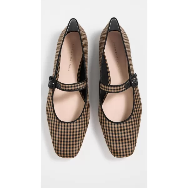 Loeffler Randall Womens Ginger Mary Jane FlatsBlackBrownBlack