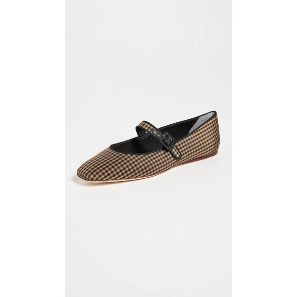 Loeffler Randall Womens Ginger Mary Jane FlatsBlackBrownBlack