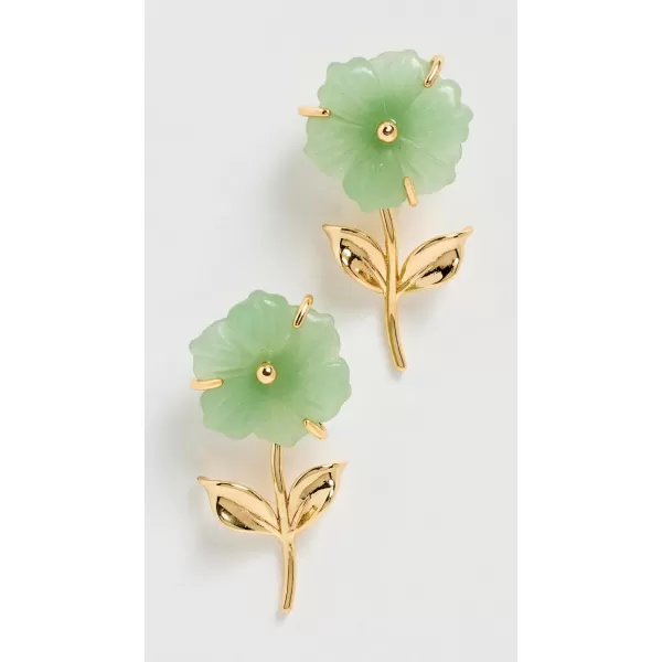 Loeffler Randall Womens Mai Flower EarringsGoldSage