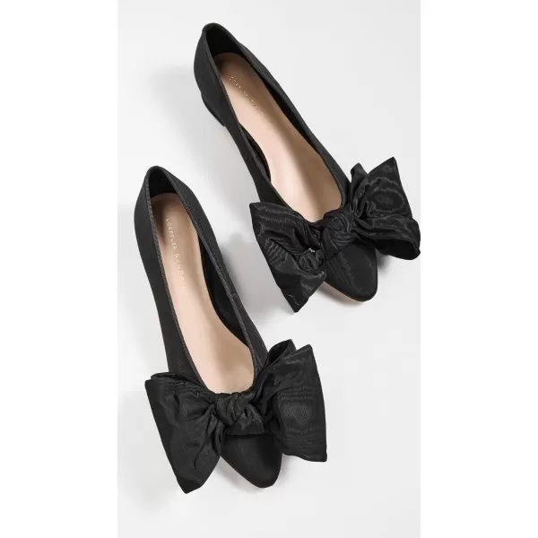 Loeffler Randall Womens Noa Bow FlatsBlack