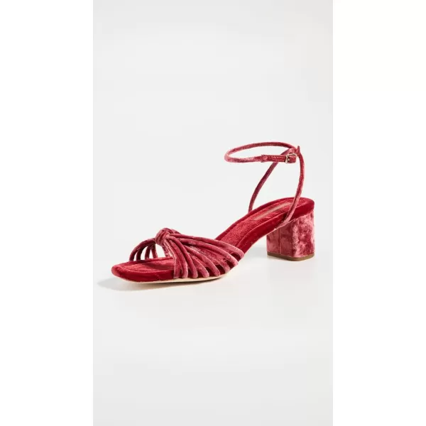 Loeffler Randall Womens Olivia Knot Mid Heel SandalsTea Rose