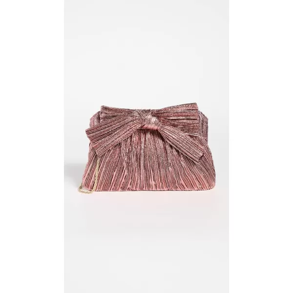 Loeffler Randall Womens Rayne Pleated Frame ClutchMetallic Rose