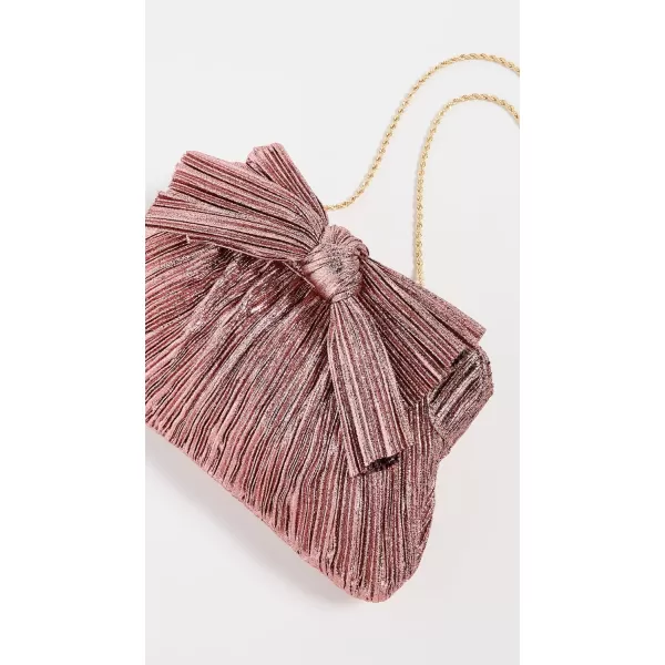 Loeffler Randall Womens Rayne Pleated Frame ClutchMetallic Rose