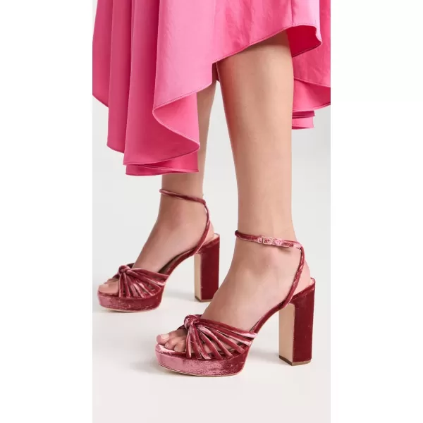 Loeffler Randall Womens Rivka Knot Platform SandalsTea Rose