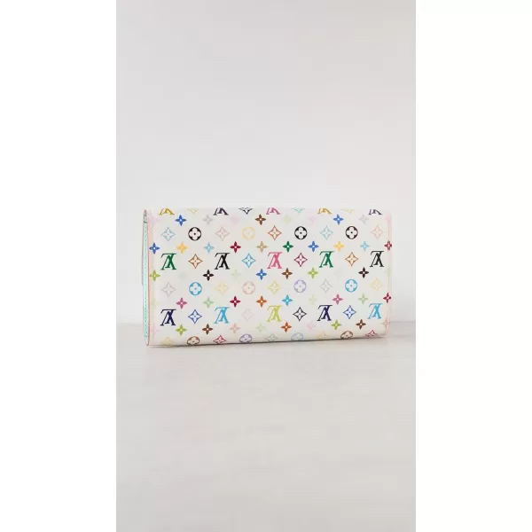 Louis Vuitton Womens PreLoved Sarah Wallet Monogram Multicolor White One SizeWhite