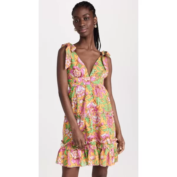 Love The Label Womens Madelyn DressBetty Yellow Print