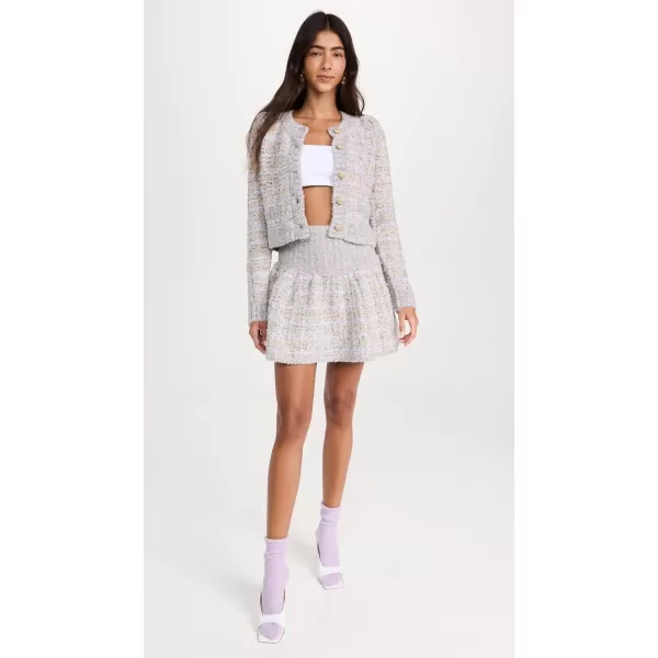 LoveShackFancy Womens Bibi SkirtLondon Fog