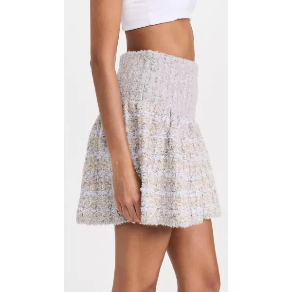 LoveShackFancy Womens Bibi SkirtLondon Fog