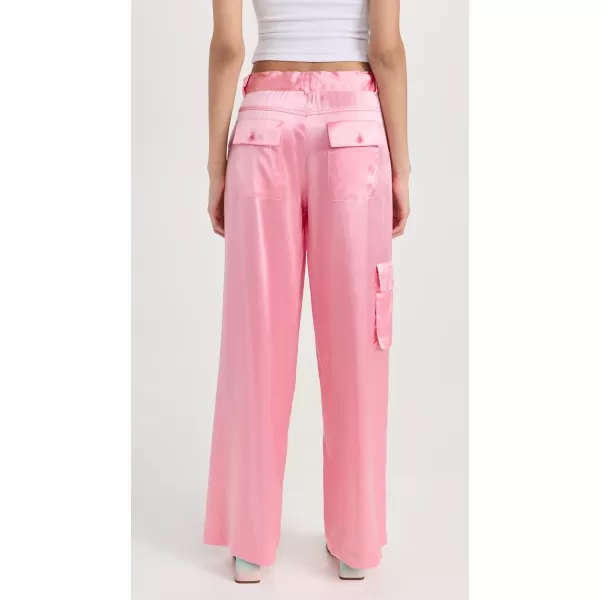 LoveShackFancy Womens Cedric Cargo PantsSweet Pink