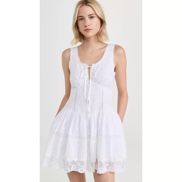 LoveShackFancy Womens Ceronne DressTrue White