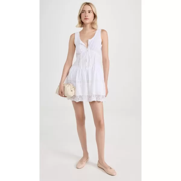 LoveShackFancy Womens Ceronne DressTrue White