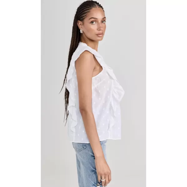 LoveShackFancy Womens Charlsie TopTrue White