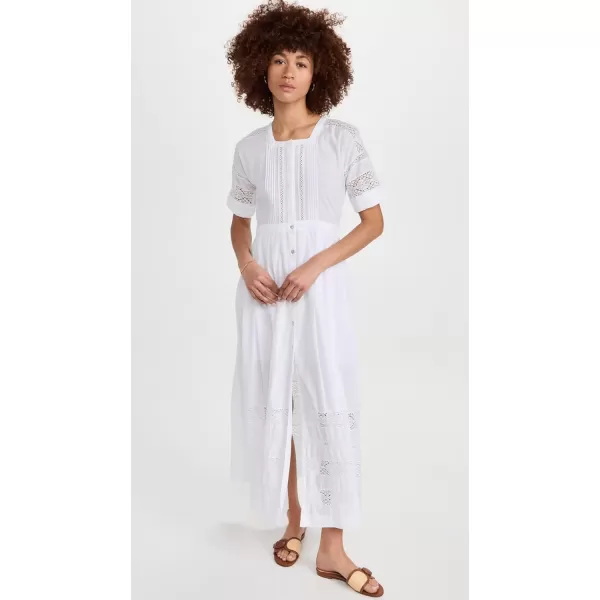 LoveShackFancy Womens Edie DressWhite