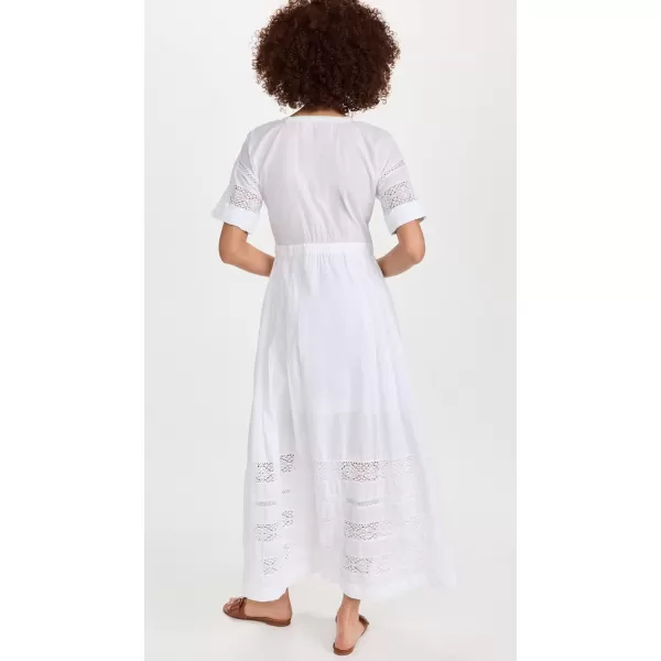 LoveShackFancy Womens Edie DressWhite