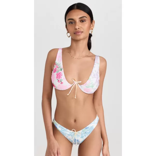 LoveShackFancy Womens Kinney Bikini SetRainbow Clouds