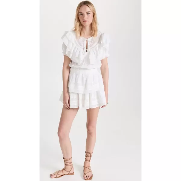 LoveShackFancy Womens Liv DressAntique White